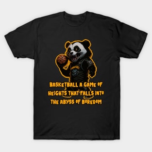 Hater Panda hates Basketball T-Shirt